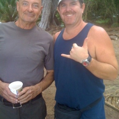 On the set of Lost